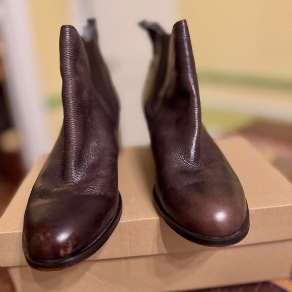 Sam Edelman Brown Suede Chelsea Ankle Boots Sz 12 M - Picture 5 of 10